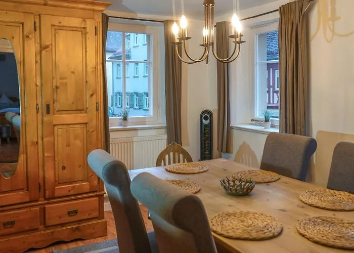 Daire Gaestehaus Edelzimmer Rothenburg ob der Tauber